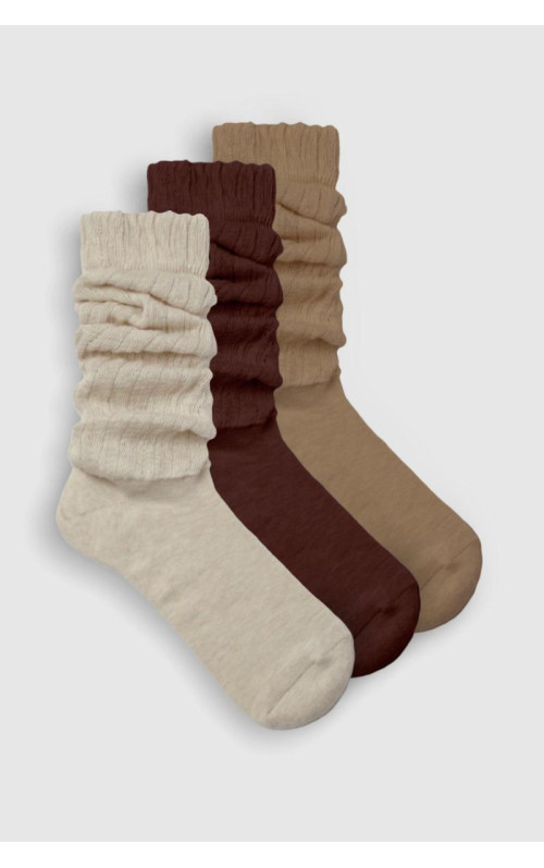 3 упаковки м’яких шкарпеток у рубчик