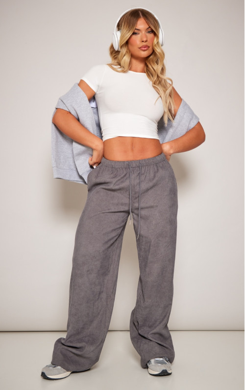 Брюки з низькою посадкою на талії із зав’язкою та шнуром Брюки з низькою посадкою на талії із зав’язкою та шнуром