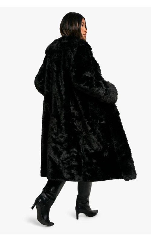 Пальто Midaxi преміум-класу зі штучного хутра