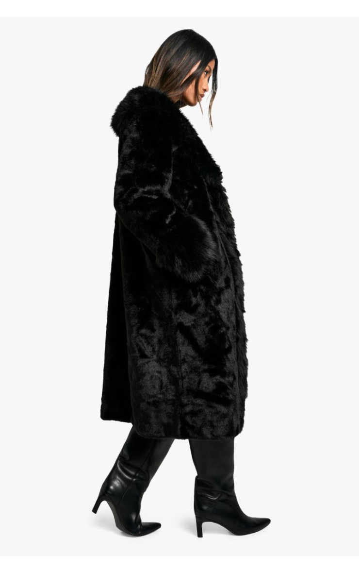 Пальто Midaxi преміум-класу зі штучного хутра