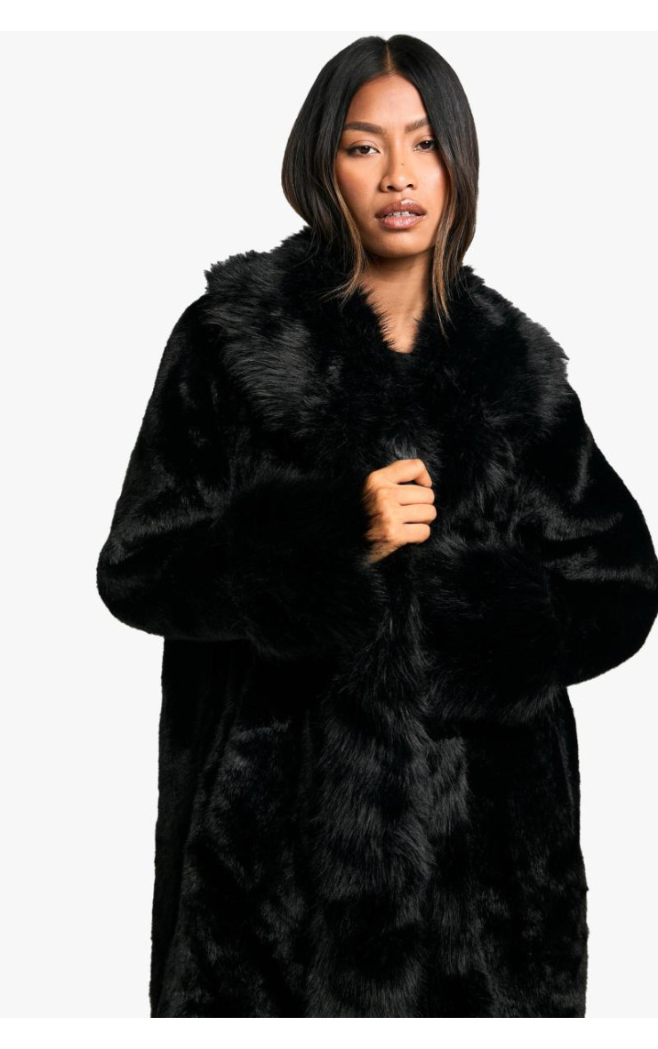 Пальто Midaxi преміум-класу зі штучного хутра