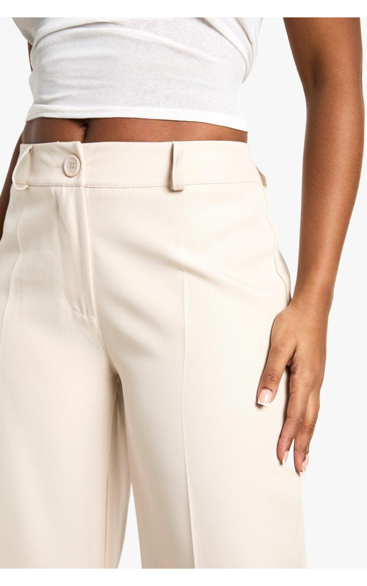 Тканий брюк з тонкою стрункою прямими ногами