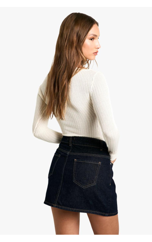 Джинсова міні-спідниця