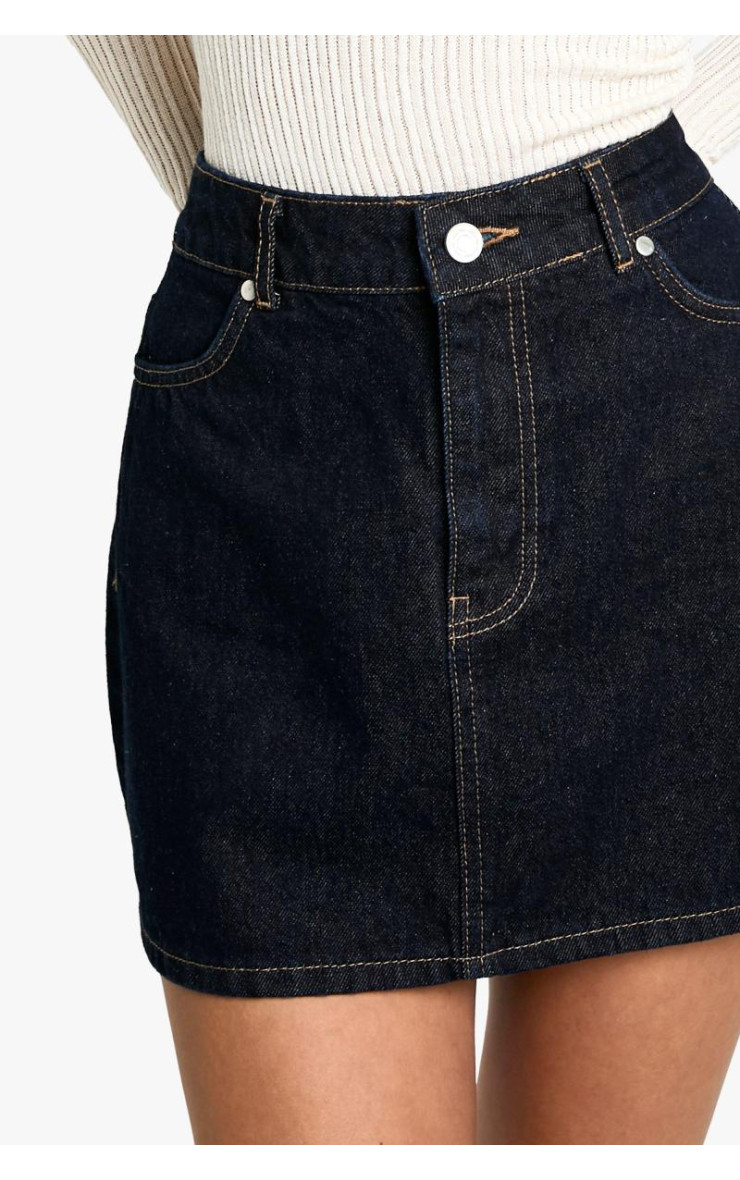 Джинсова міні-спідниця