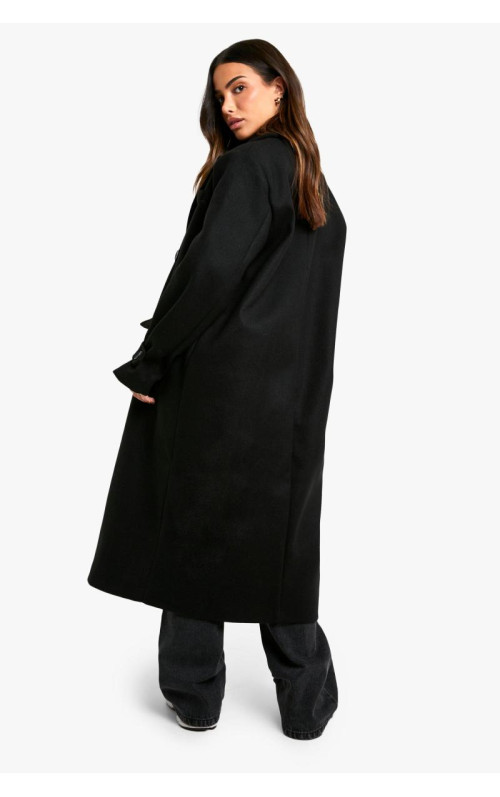 Маленьке пальто вовняного вигляду з великими манжетами