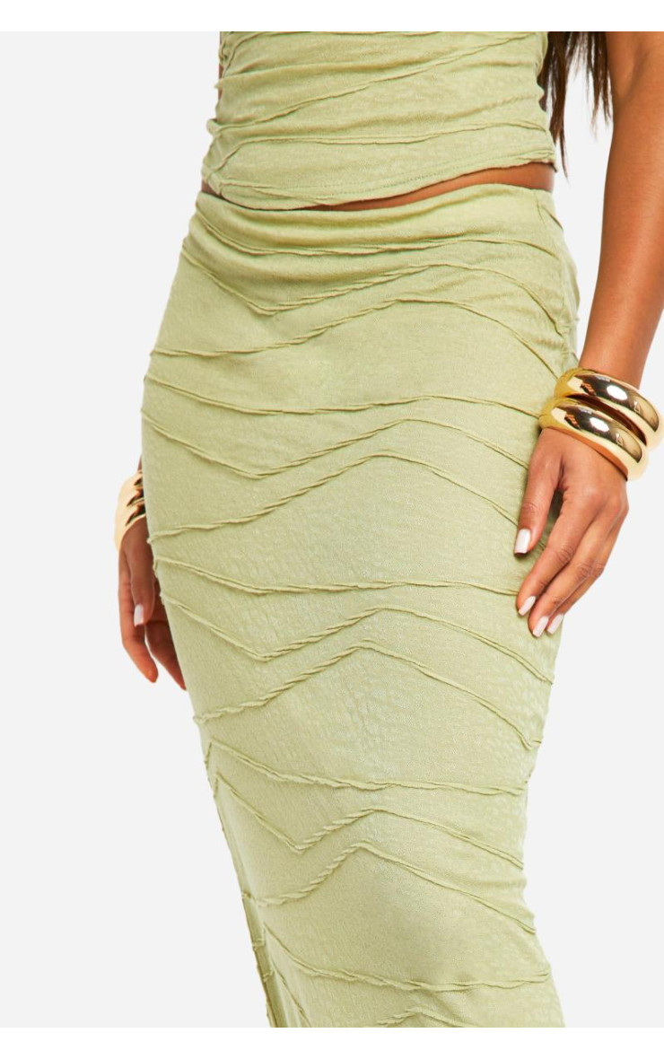 Текстурована максі-спідниця-колонка