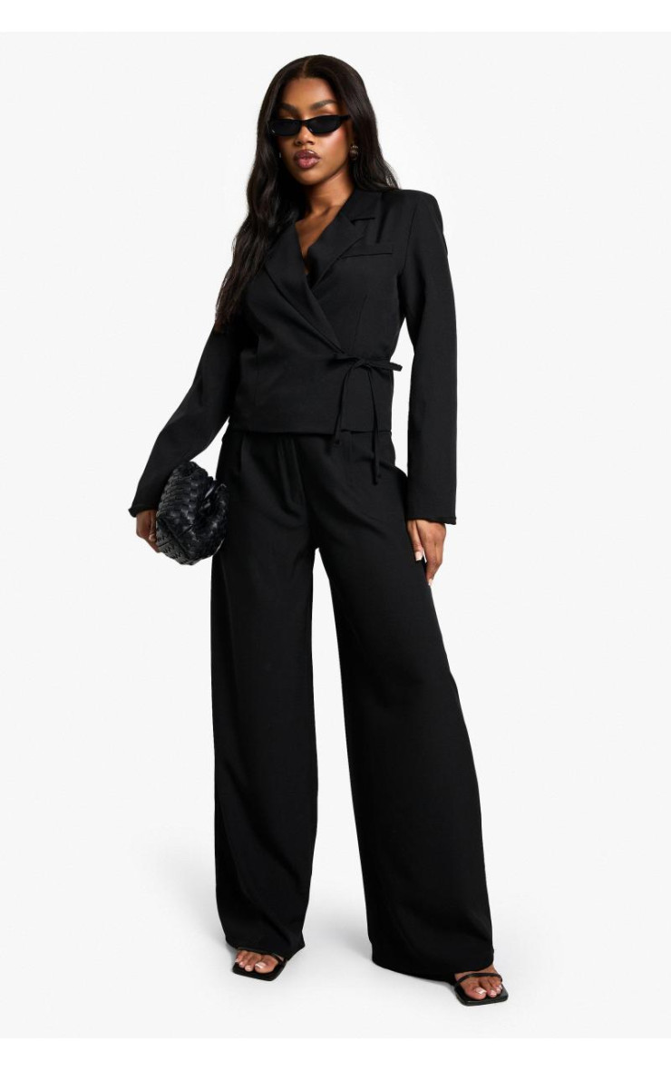 Ткані широкі брюки