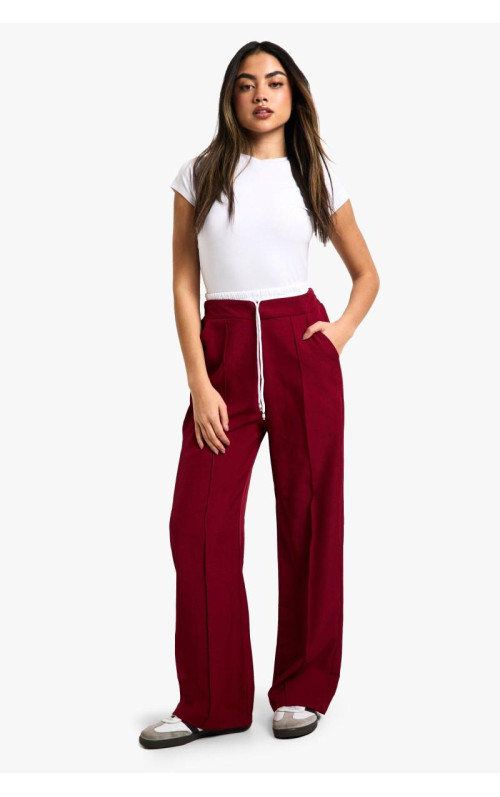 Широкі ткані штани з боксерським поясом