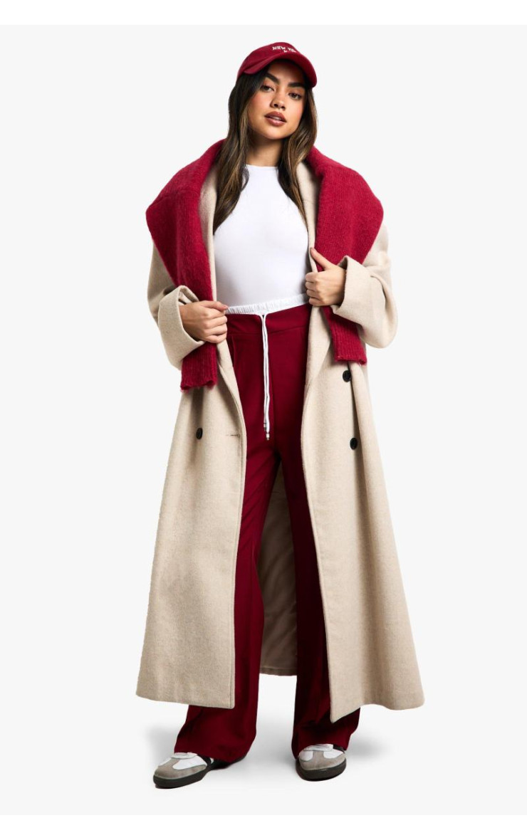 Широкі ткані штани з боксерським поясом