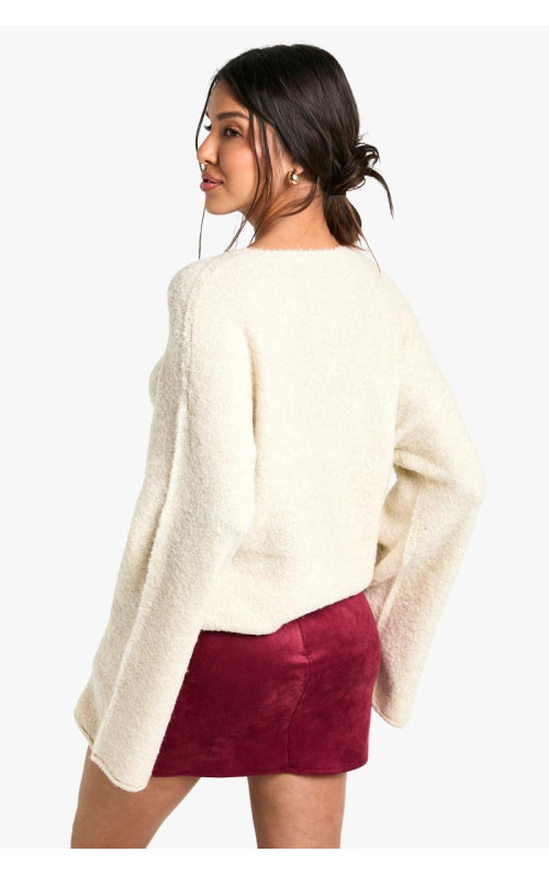 МІНІ-СПІДНИЦЯ З ЗАМШЕВОГО ВИГЛЯДУ