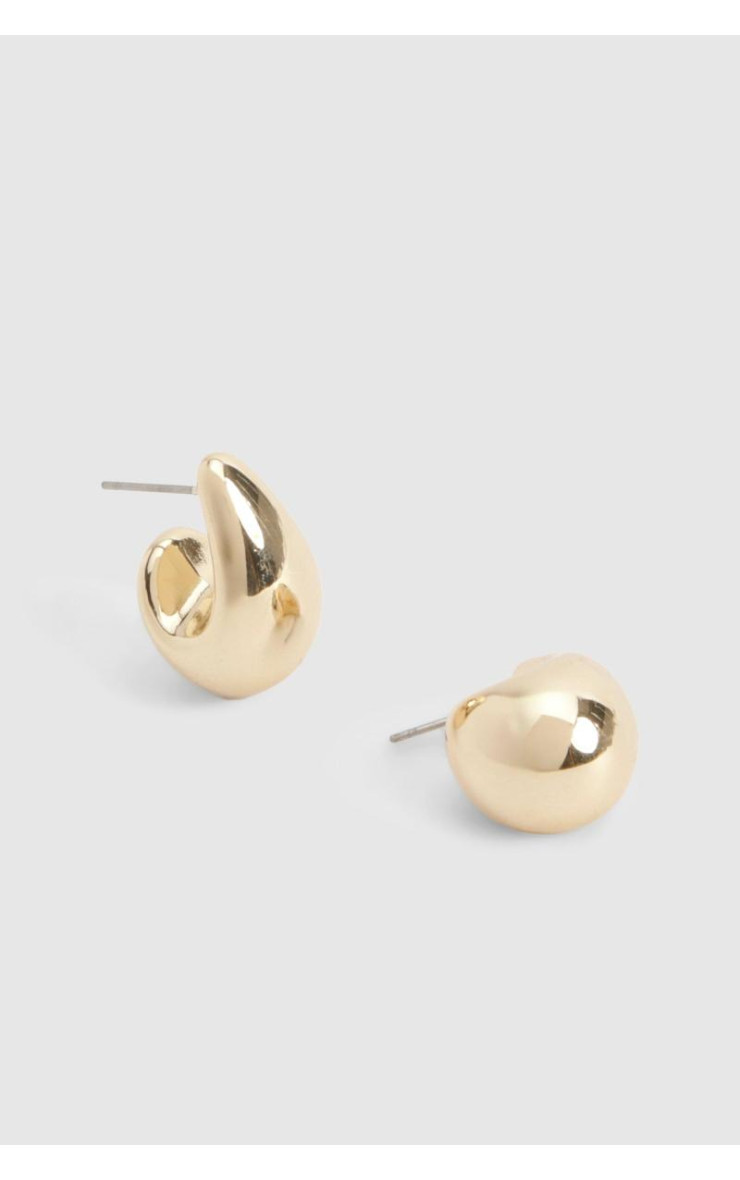 Великі масивні сережки-кільця