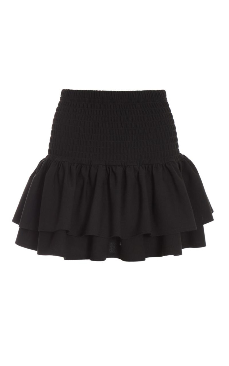 Чорна міні -спідниця