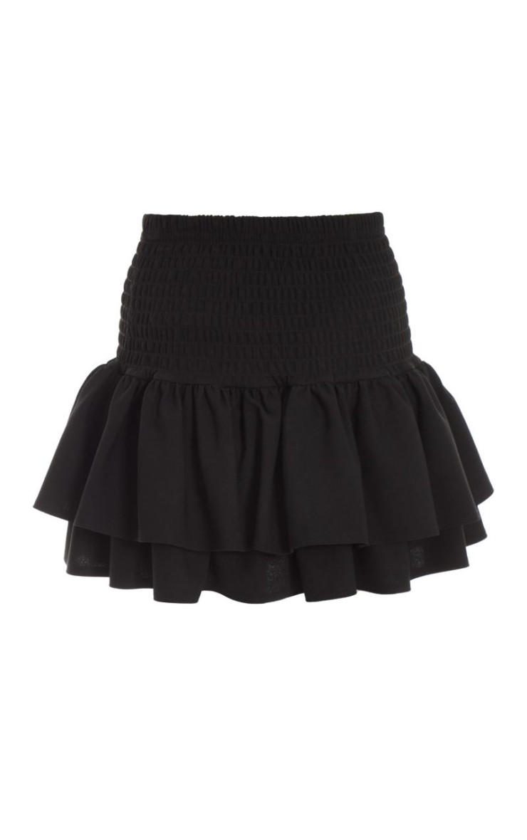 Чорна міні -спідниця