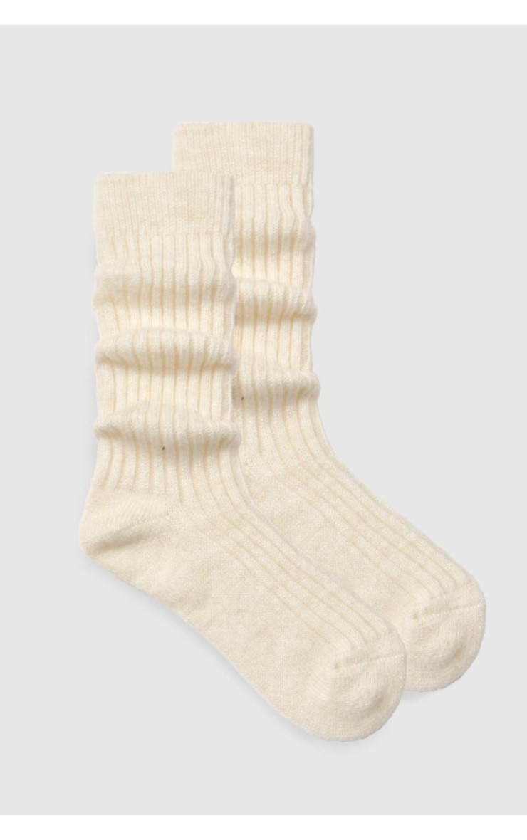 Одинарні м'які ребристі шкарпетки