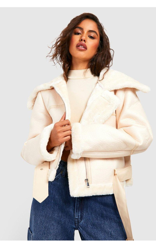 Авіатор із штучного хутра