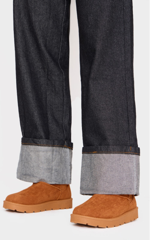 Каштанові ботильйони зі штучної замші