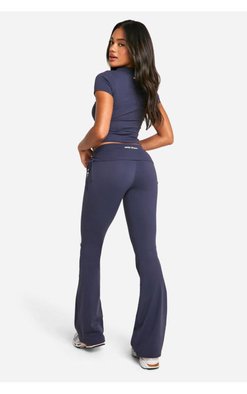 Легінси Dsgn Studio Supersoft Sculpt із рюшами, кльош з боків