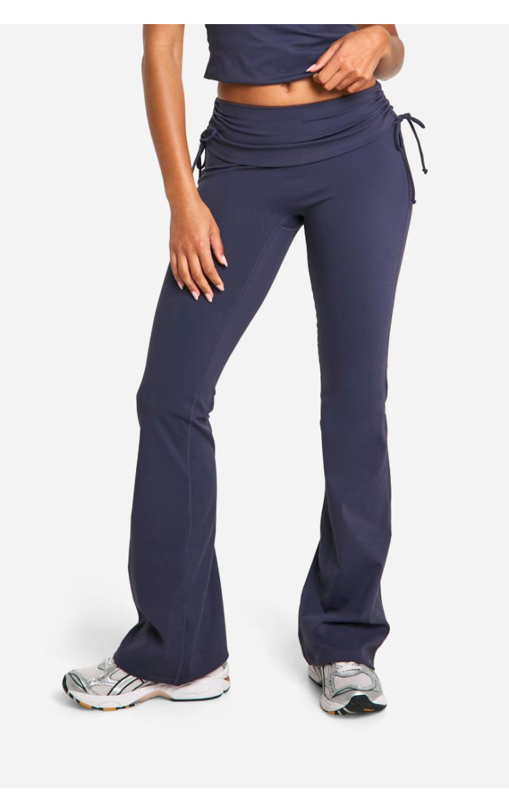 Легінси Dsgn Studio Supersoft Sculpt із рюшами, кльош з боків