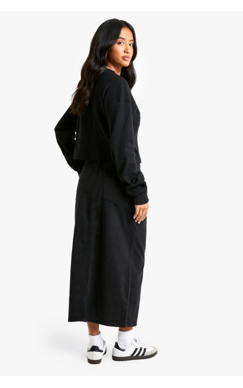 Маленька джинсова спідниця Midaxi