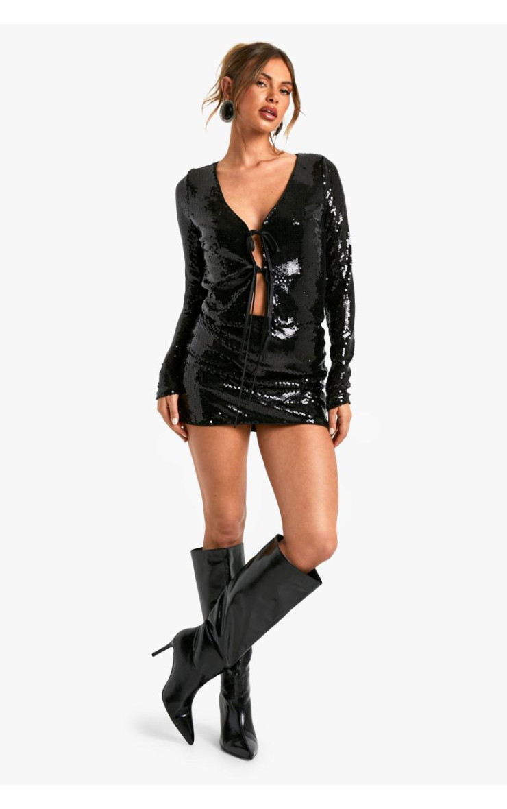 Міні-спідниця з паєтками