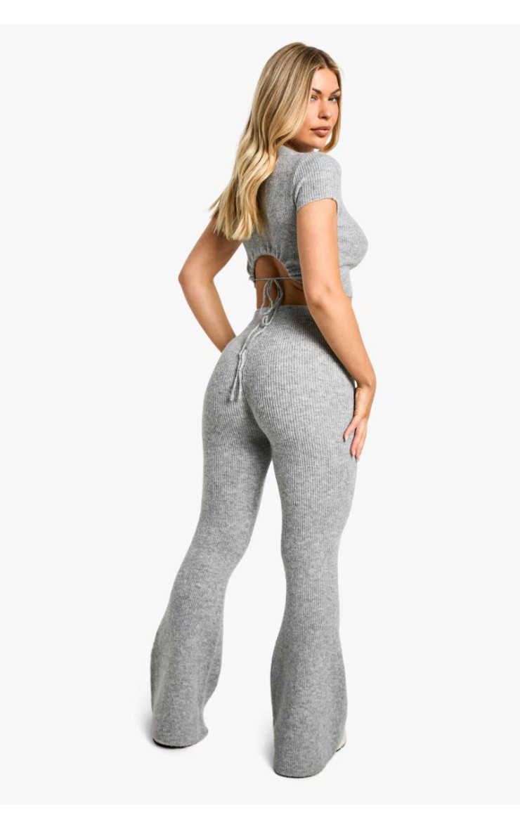 Супер м'який трикотажний розкльошений брюк