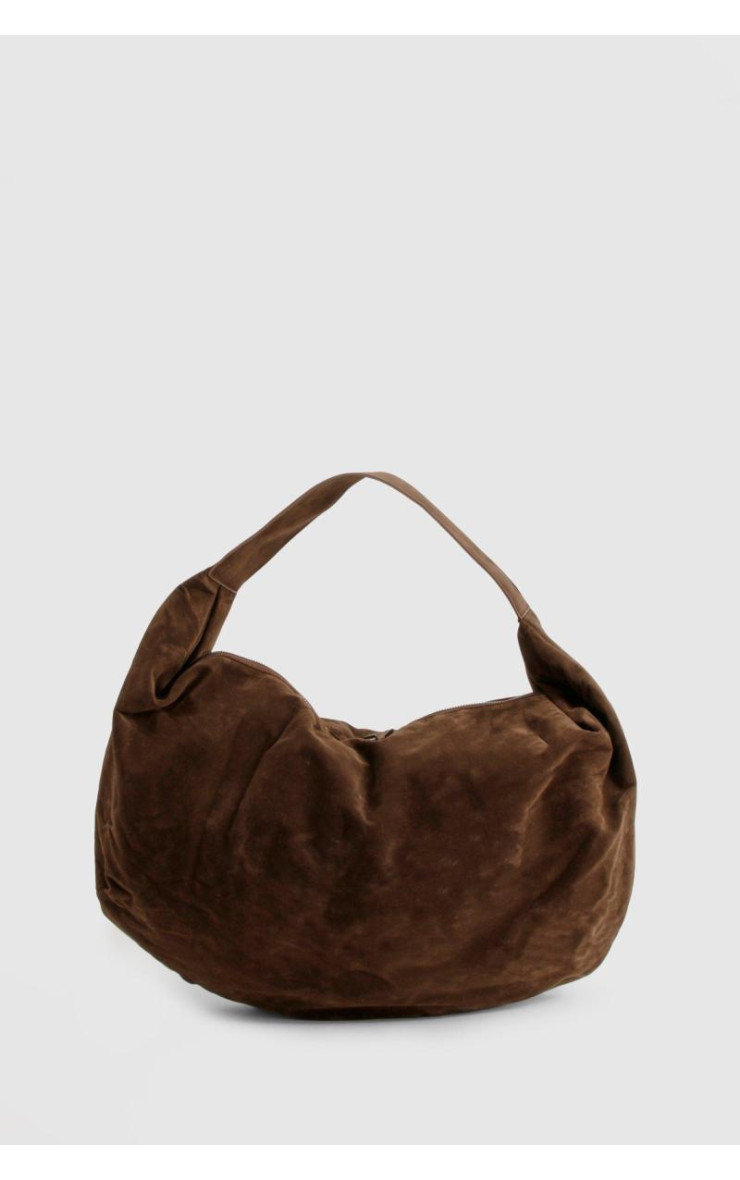 Сумка через плече зі штучної замші