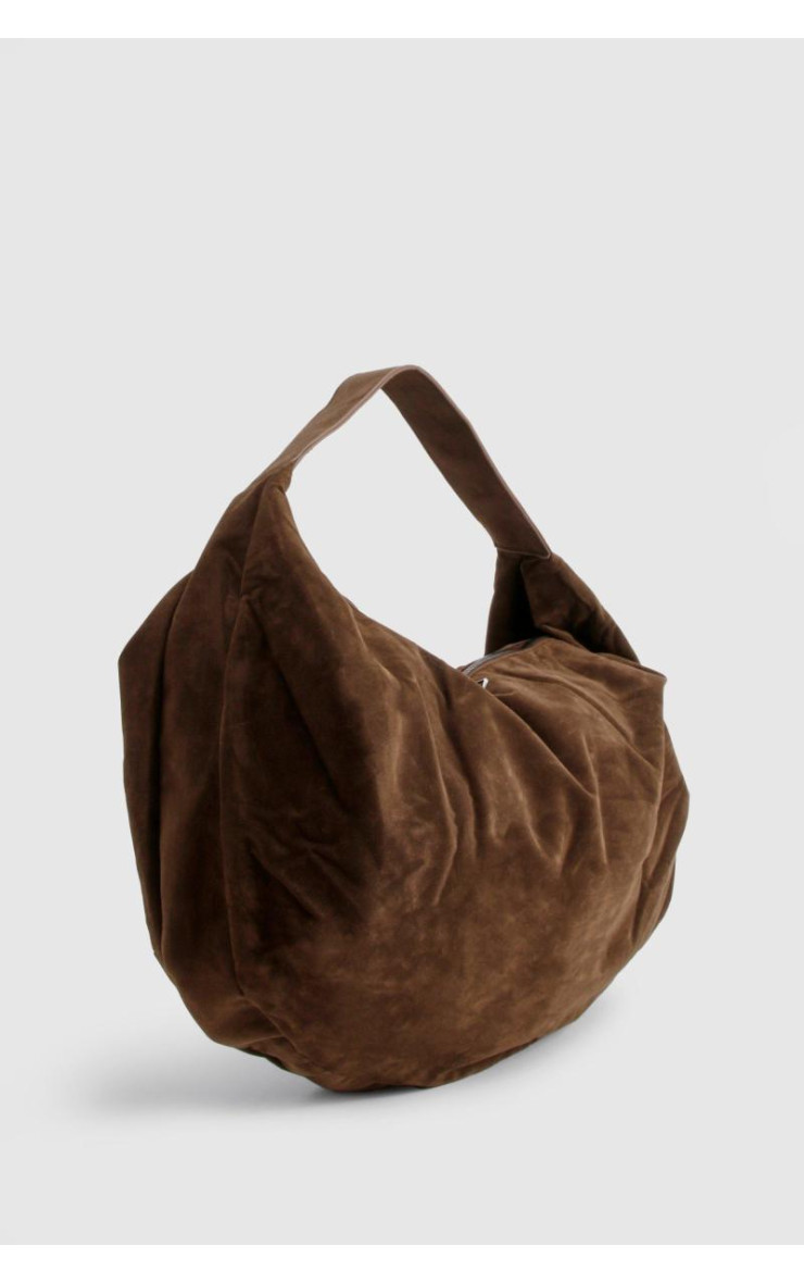 Сумка через плече зі штучної замші