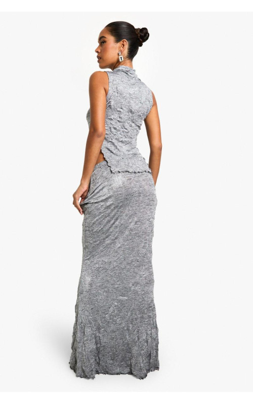 Спідниця середньої довжини з м'ястиками