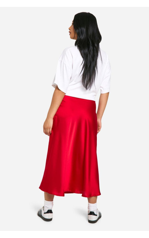 Маленька атласна спідниця Midaxi