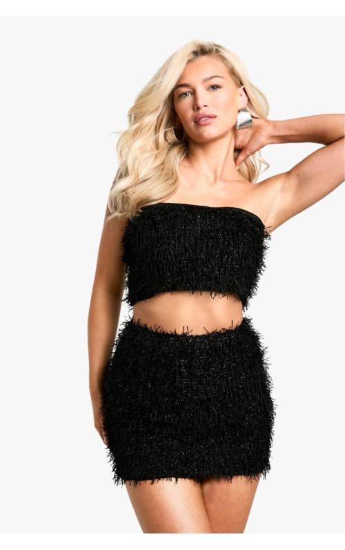 Міні-спідниця з китицями Co Ord