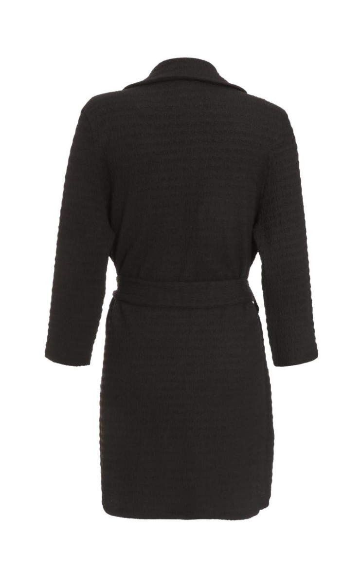 Чорний краватка передня блейзер