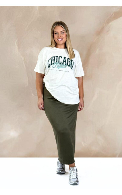 Крива Джерсі Максі спідниця