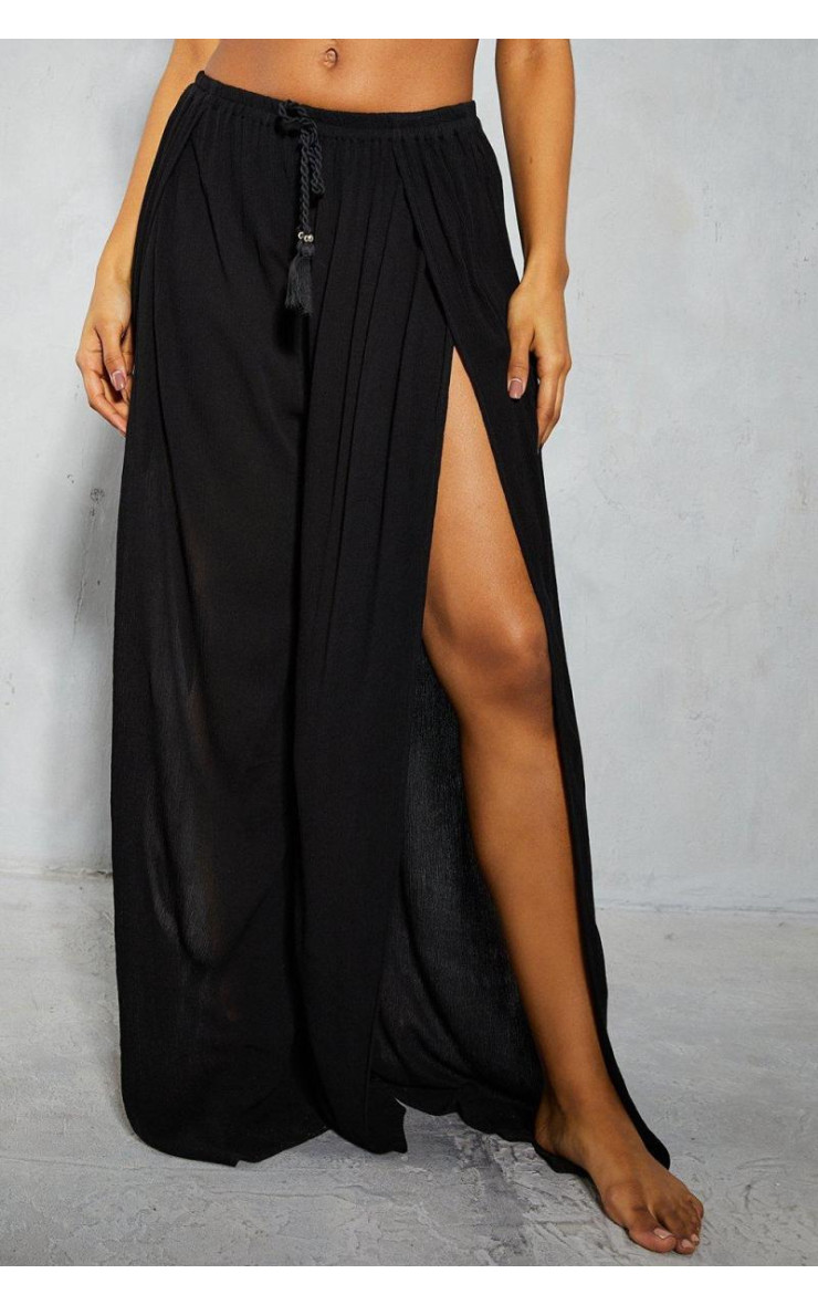 Кинемо широкі штани з розщепленням ніг