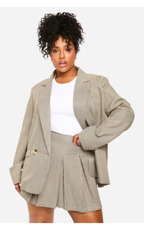 Плісирована спідниця в тон плюс