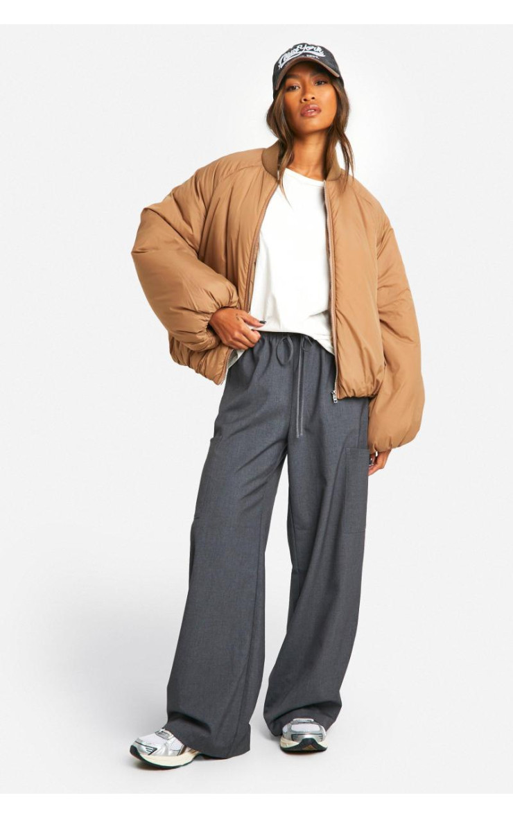 Куртка-пуховик з рукавом реглан